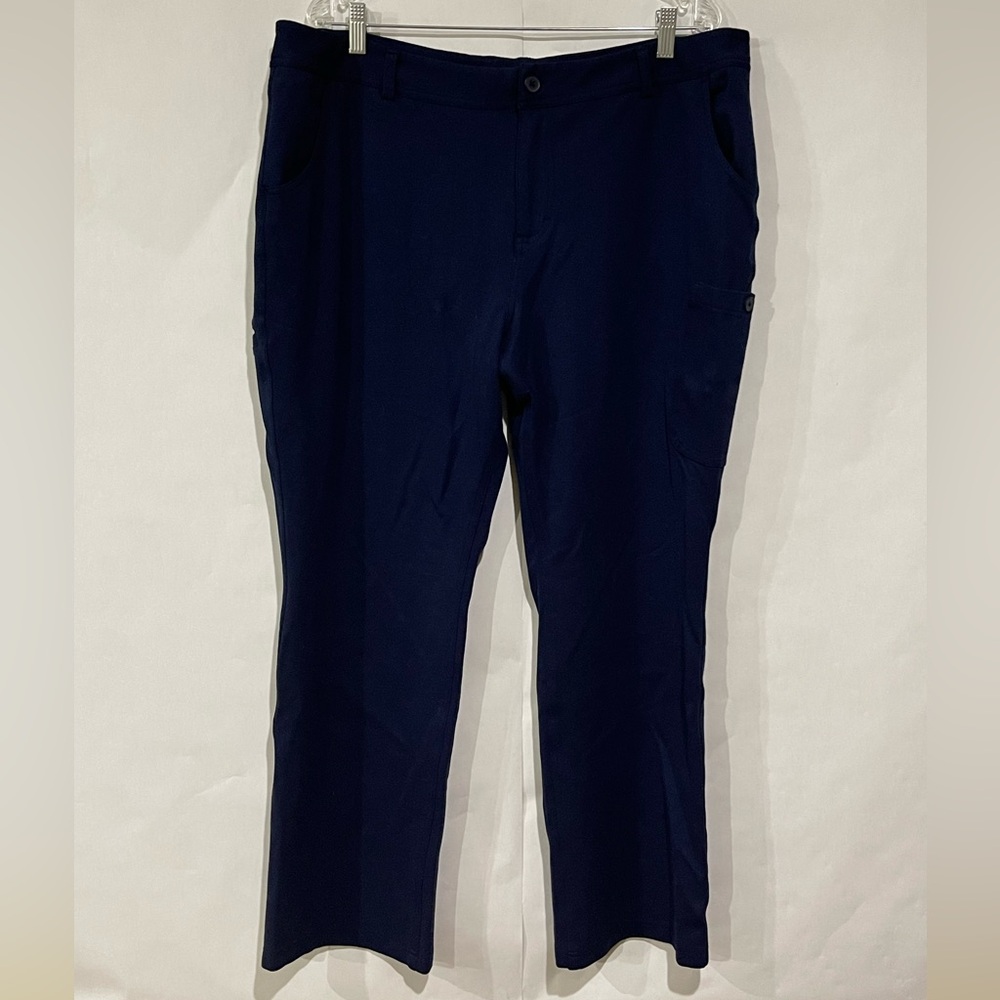 Duluth Wearwithall Blue Ponte Pants Size 20